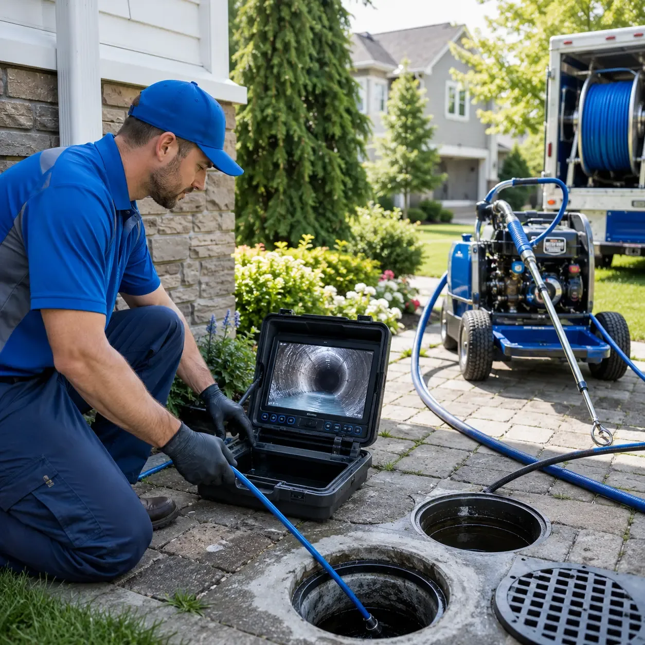 Outdoor drain cleaning professionals serving Jackson, GA